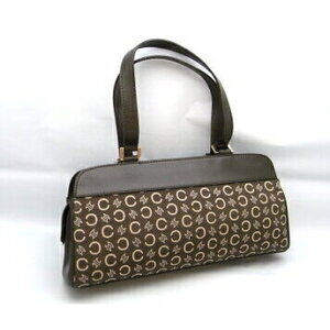 Celine HandbagCanvas Leather Black